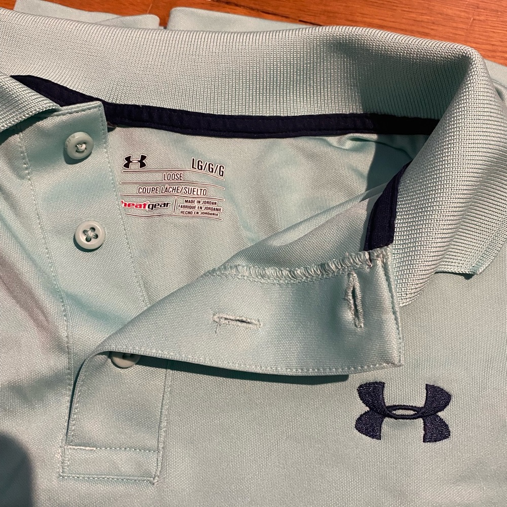Mens Under Armor Golf Polo